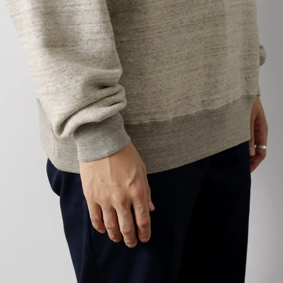 Sweatshirts^UNDYED / Lined Crew Neck Sweatshirt Colored Organic Cotton