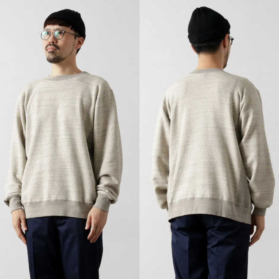 Sweatshirts^UNDYED / Lined Crew Neck Sweatshirt Colored Organic Cotton
