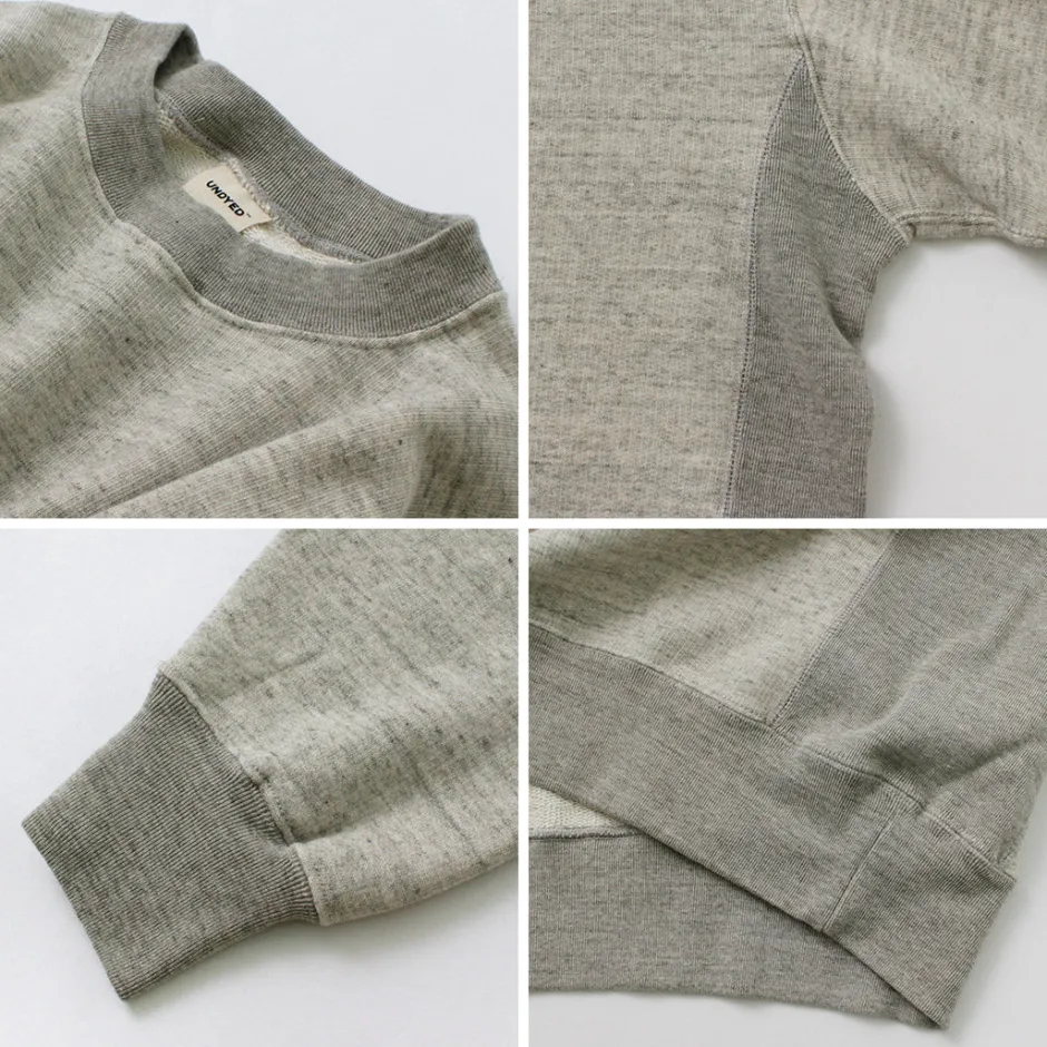 Sweatshirts^UNDYED / Lined Crew Neck Sweatshirt Colored Organic Cotton
