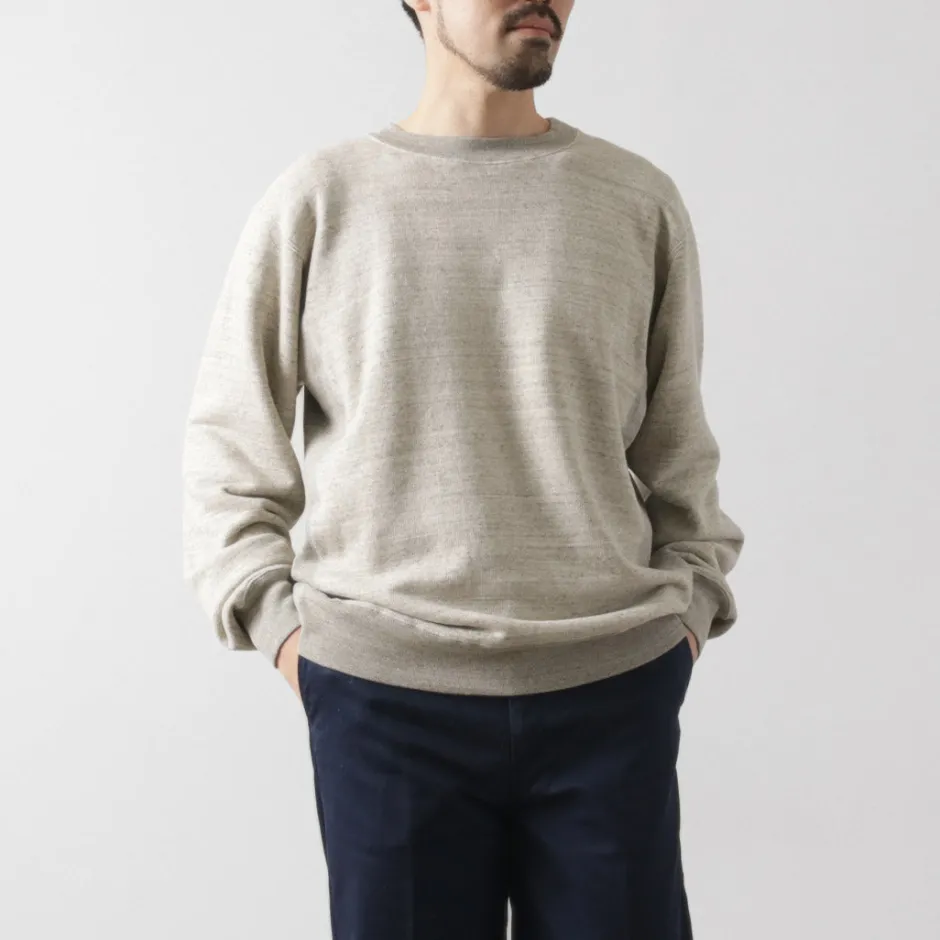 Sweatshirts^UNDYED / Lined Crew Neck Sweatshirt Colored Organic Cotton