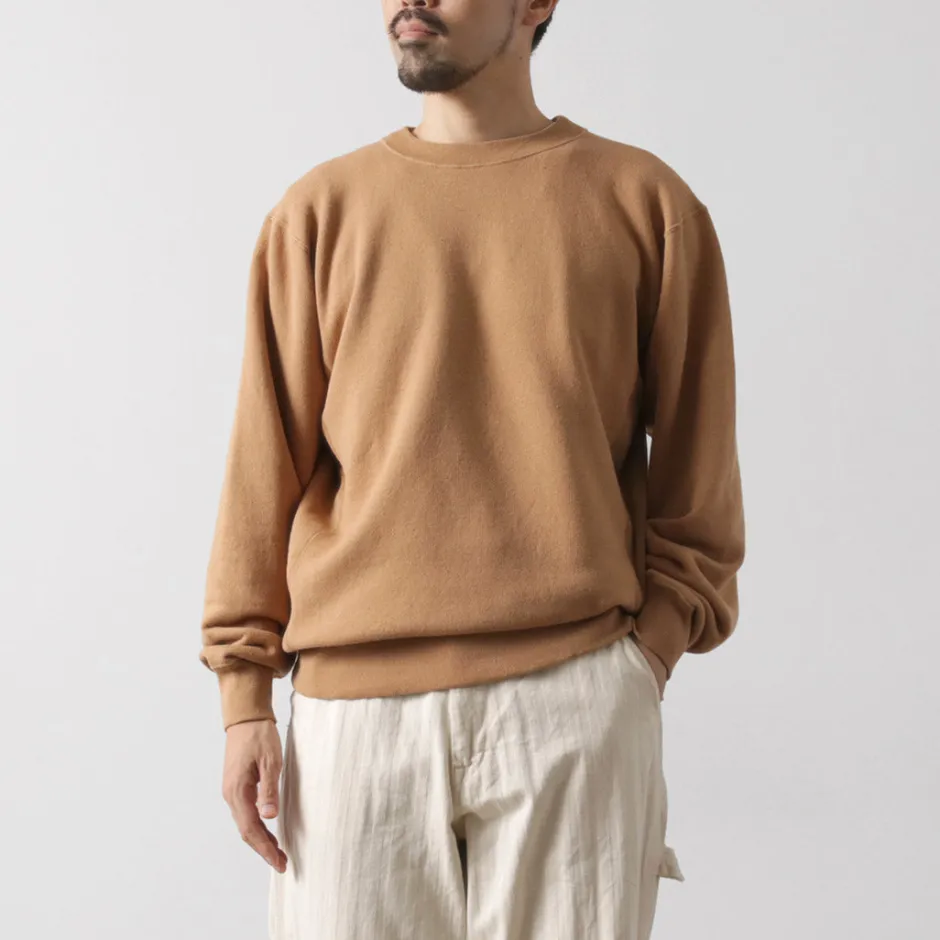 Sweatshirts^UNDYED / Lined Crew Neck Sweatshirt Colored Organic Cotton