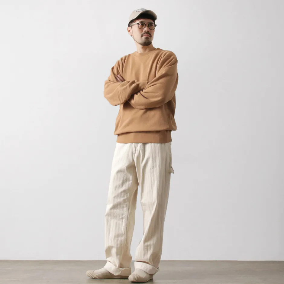 Sweatshirts^UNDYED / Lined Crew Neck Sweatshirt Colored Organic Cotton