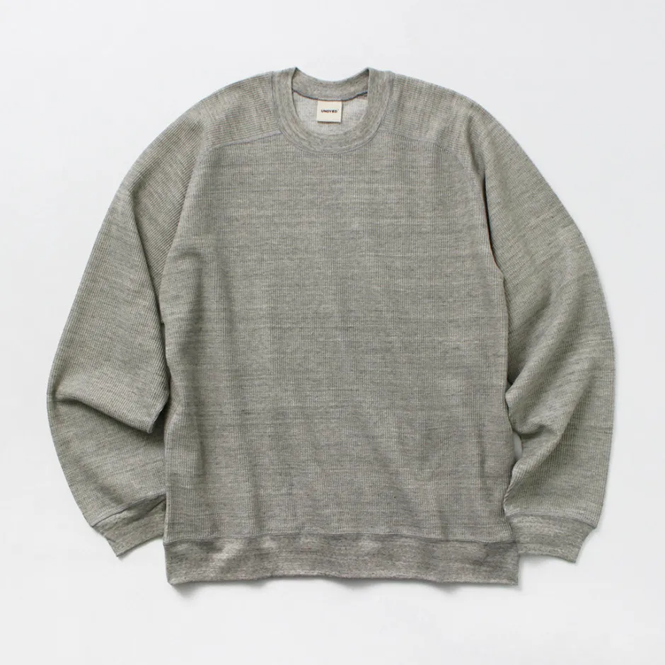 Sweatshirts | T-Shirts^UNDYED / Waffle Sweatshirt Colored Organic Cotton