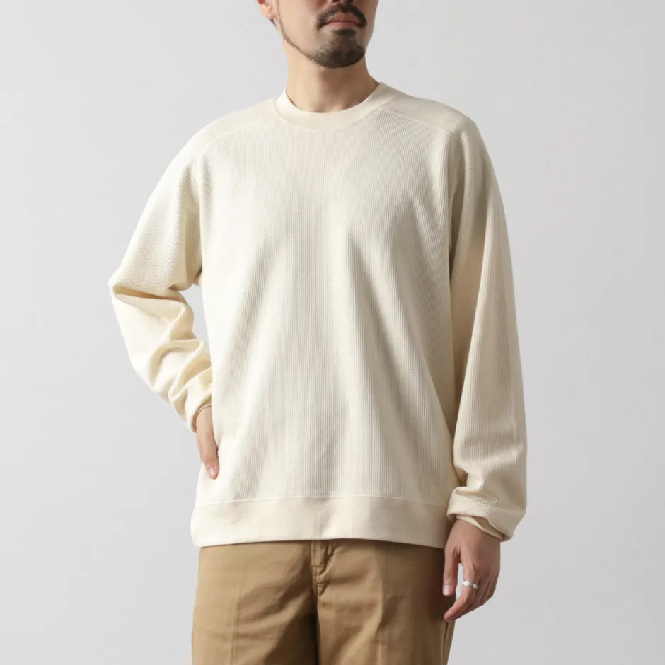 Sweatshirts | T-Shirts^UNDYED / Waffle Sweatshirt Colored Organic Cotton