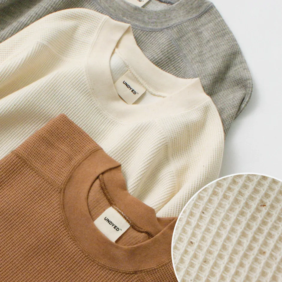Sweatshirts | T-Shirts^UNDYED / Waffle Sweatshirt Colored Organic Cotton