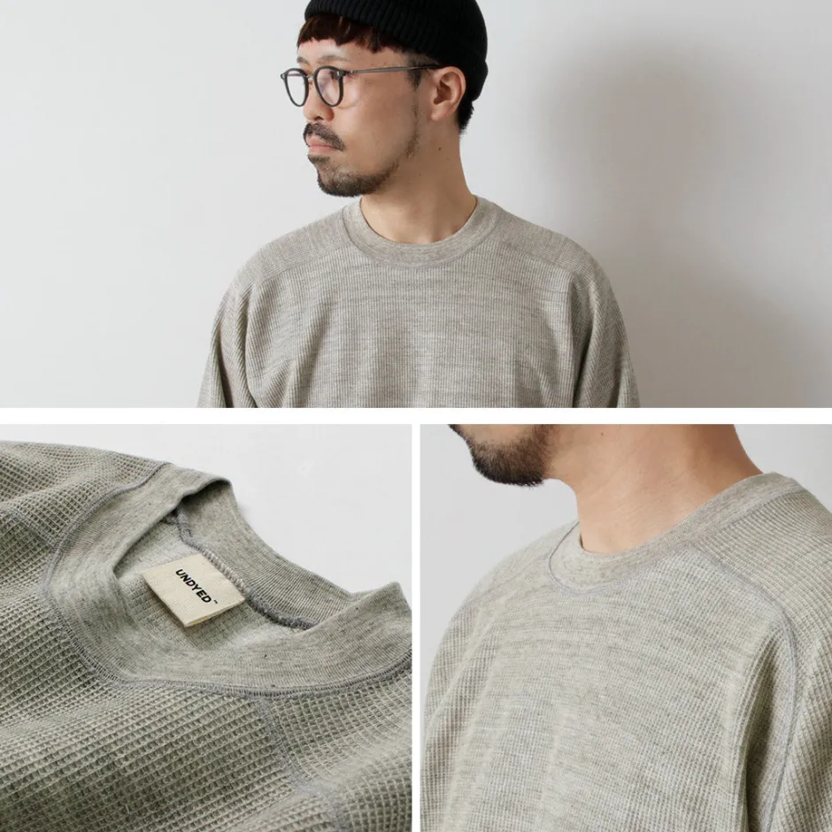 Sweatshirts | T-Shirts^UNDYED / Waffle Sweatshirt Colored Organic Cotton