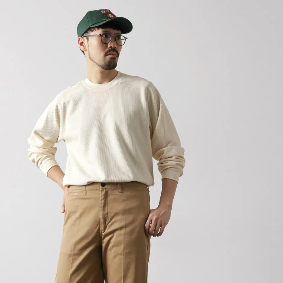 Sweatshirts | T-Shirts^UNDYED / Waffle Sweatshirt Colored Organic Cotton