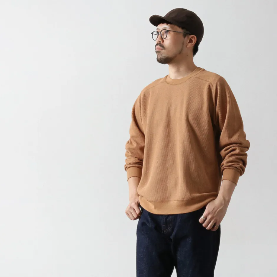Sweatshirts | T-Shirts^UNDYED / Waffle Sweatshirt Colored Organic Cotton