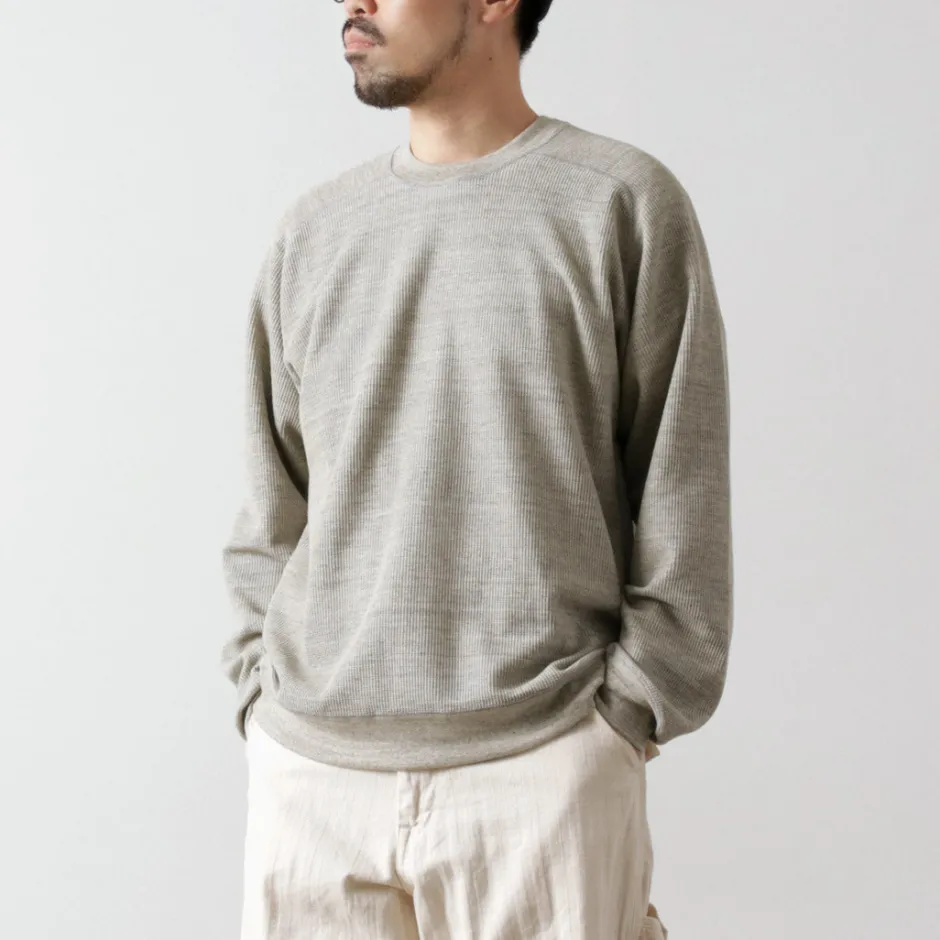 Sweatshirts | T-Shirts^UNDYED / Waffle Sweatshirt Colored Organic Cotton