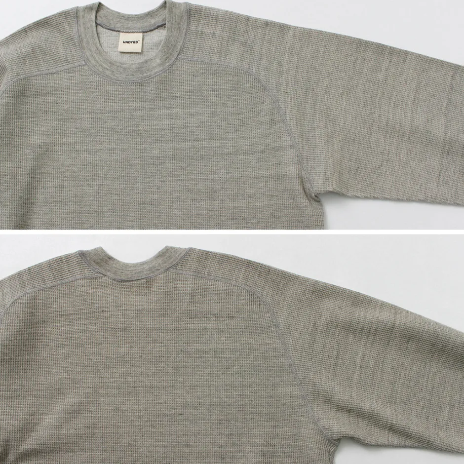Sweatshirts | T-Shirts^UNDYED / Waffle Sweatshirt Colored Organic Cotton