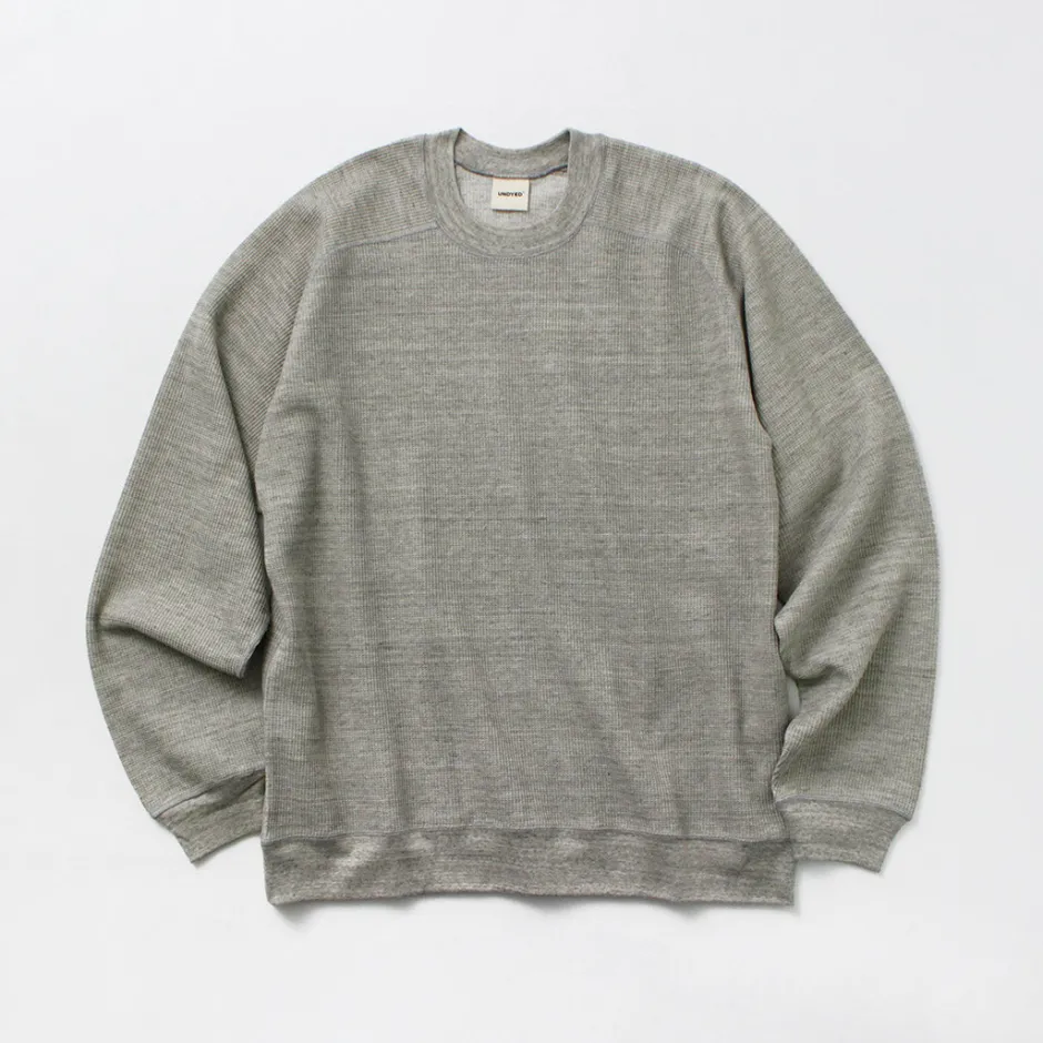 Sweatshirts | T-Shirts^UNDYED / Waffle Sweatshirt Colored Organic Cotton