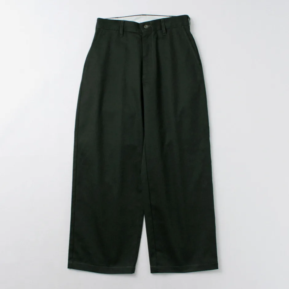 Work Pants & Chinos^UNIVERSAL OVERALL / Heritage T/C Volume Trousers STONE CARVERE
