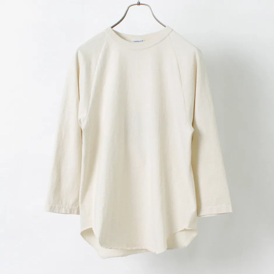 T-Shirts^WALLA WALLA SPORT / Three quarter sleeves Baseball T-Shirt Solid
