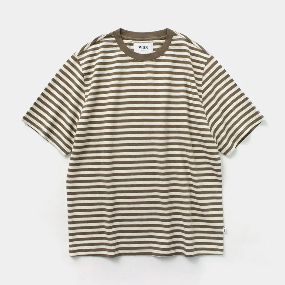T-Shirts^WAX LONDON / Dean Short Sleeve Striped T-Shirt Jolt Stripe