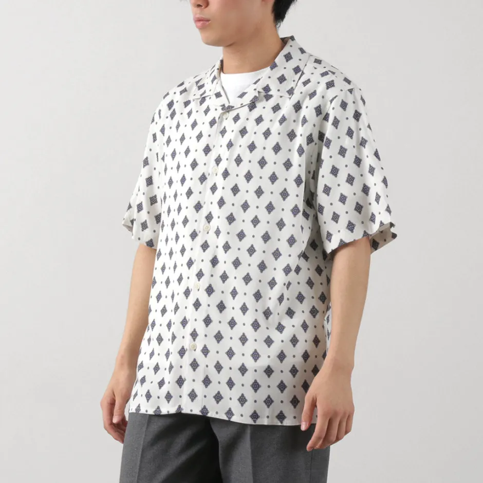 Shirts^WAX LONDON / Didcot Short Sleeve Shirt Ditsy Tile