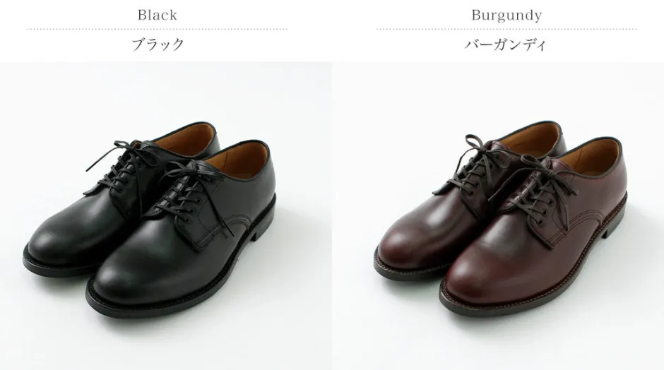 wheel_robe__plain_toe_derby_shoes_4.webp Leather Shoes & Boots^WHEEL ROBE / Plain Toe Derby Shoes