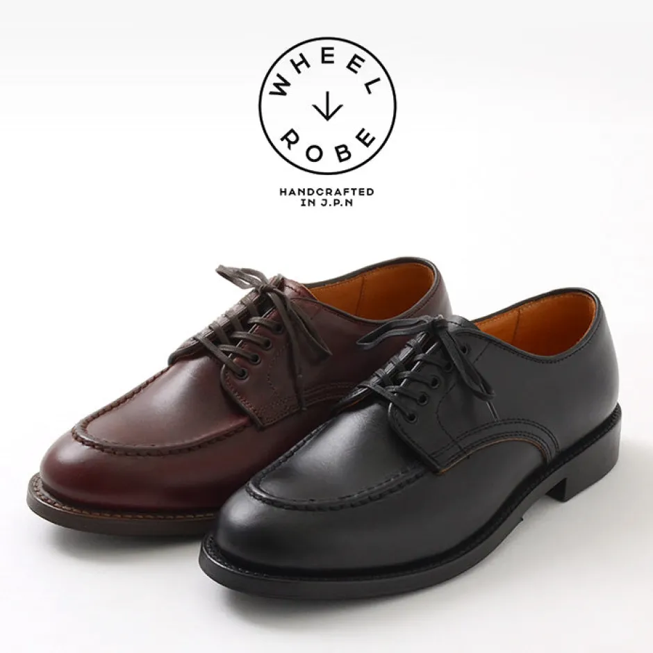 wheelrobe___heavy_stitching_moc_toe_leather_shoes_5.webp Leather Shoes & Boots^WHEELROBE / 15078 Heavy Stitching Moc Toe Leather Shoes