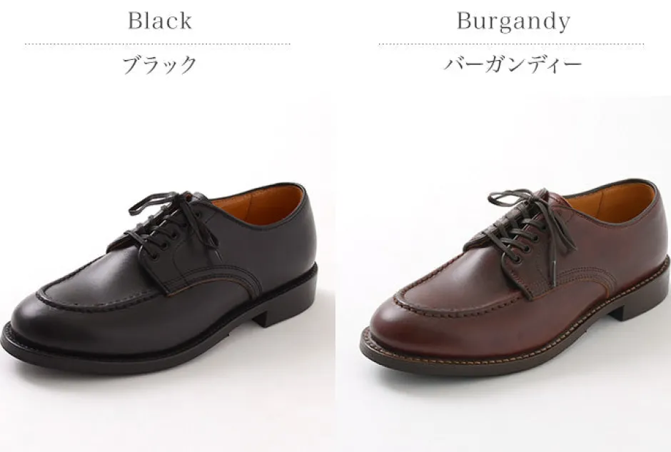 wheelrobe___heavy_stitching_moc_toe_leather_shoes_6.webp Leather Shoes & Boots^WHEELROBE / 15078 Heavy Stitching Moc Toe Leather Shoes