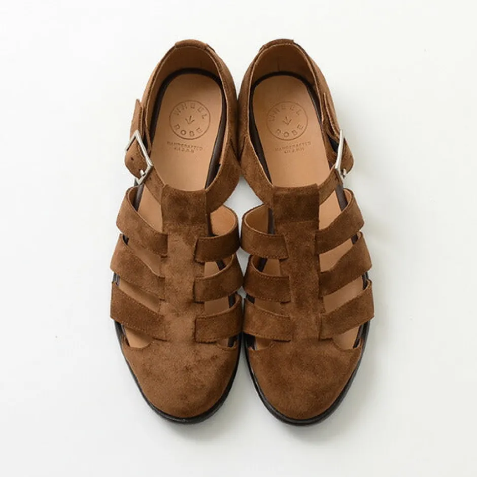 Leather Shoes & Boots^WHEELROBE / Gurkha sandal suede camel