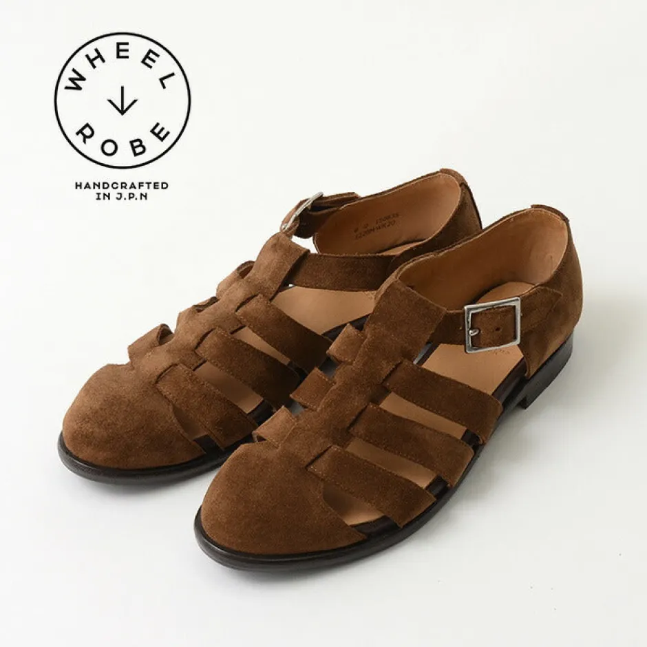 Leather Shoes & Boots^WHEELROBE / Gurkha sandal suede camel