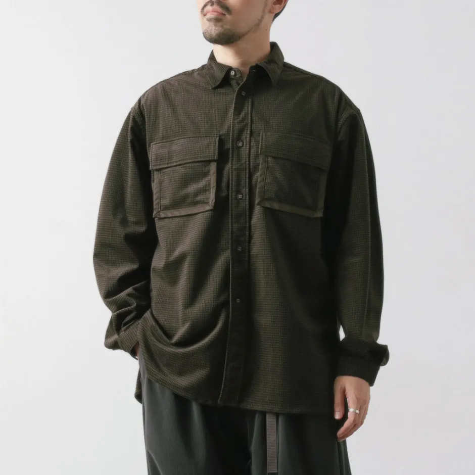 Shirts^WHITE MOUNTAINEERING / Mid Gusset Sleeve Tricot Check Shirt