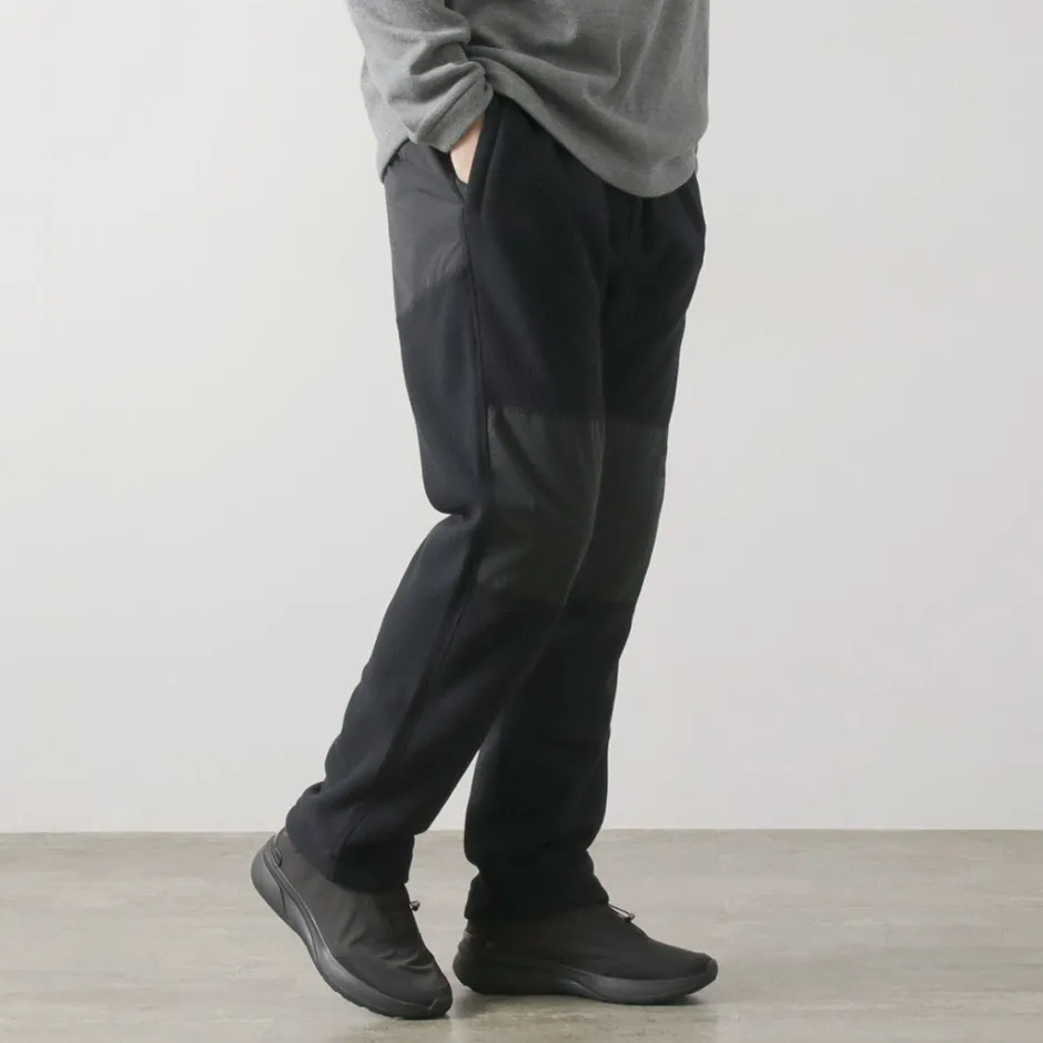 Trousers^WHITE MOUNTAINEERING / WILD THINGS Collaboration Fleece Pants black