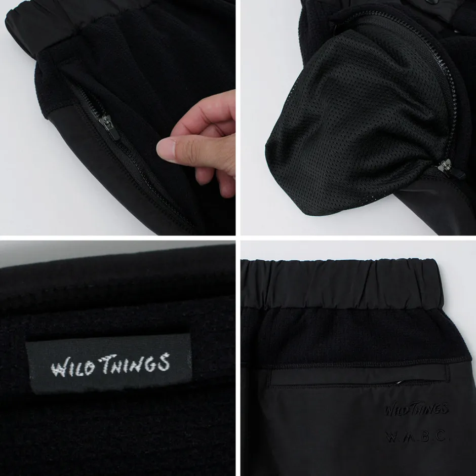 white_mountaineering__wild_things_collaboration_fleece_pants_15.webp Trousers^WHITE MOUNTAINEERING / WILD THINGS Collaboration Fleece Pants black