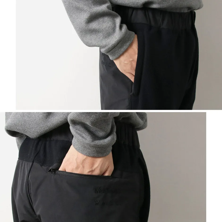 white_mountaineering__wild_things_collaboration_fleece_pants_8.webp Trousers^WHITE MOUNTAINEERING / WILD THINGS Collaboration Fleece Pants black