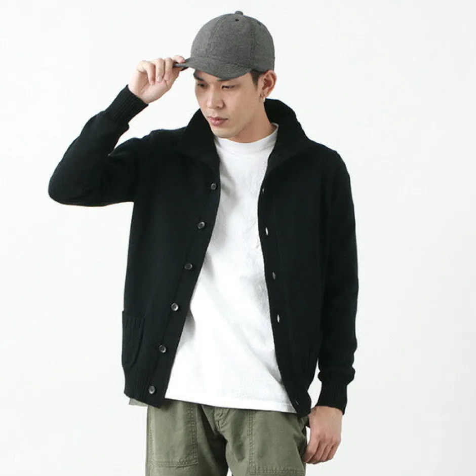 Cardigans^WILLIAM LOCKIE / Lambs Wool Turtleneck Cardigan