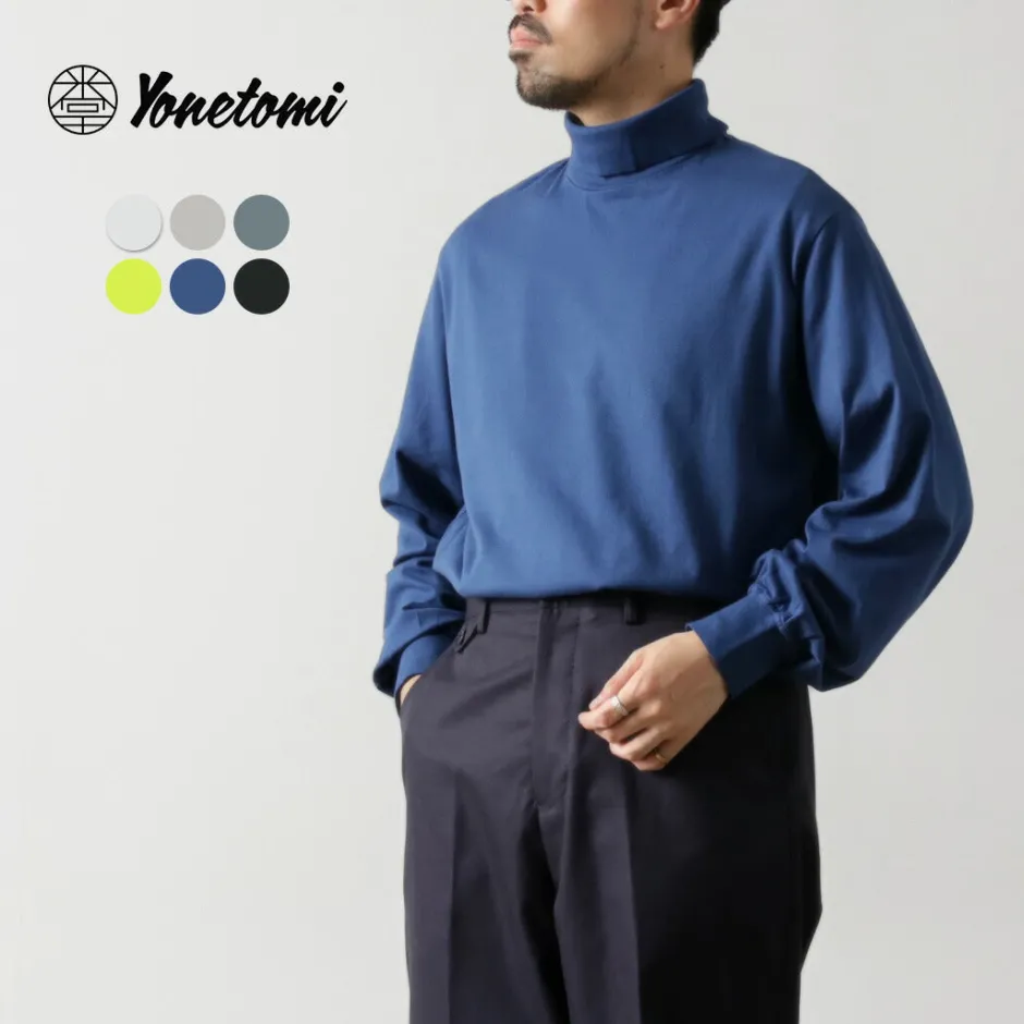 T-Shirts^YONETOMI NEW BASIC / NEW BASIC GARMENT DYE T-SHIRT TURTLE NECK