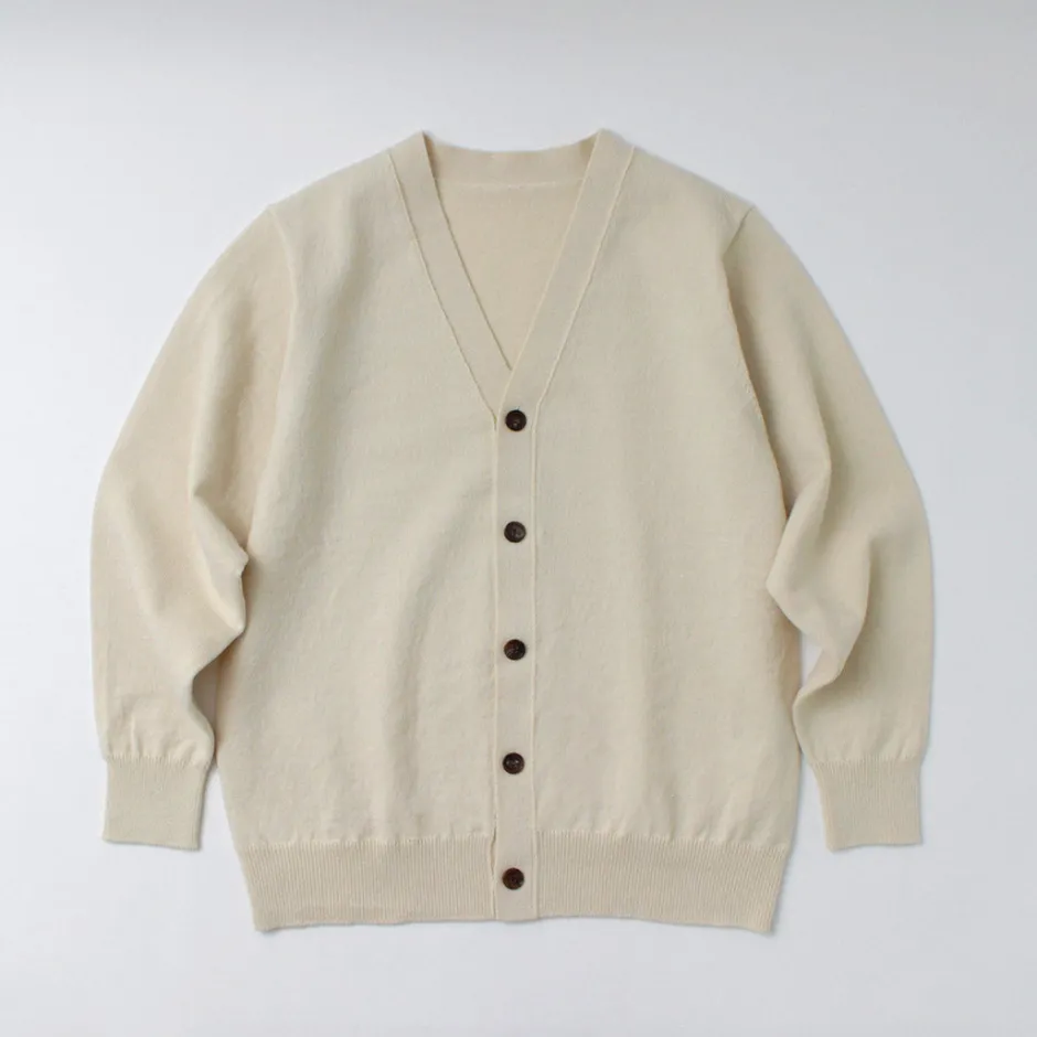 Cardigans^YONETOMI NEW BASIC / Rigid Cashmere Knit Cardigan kinari