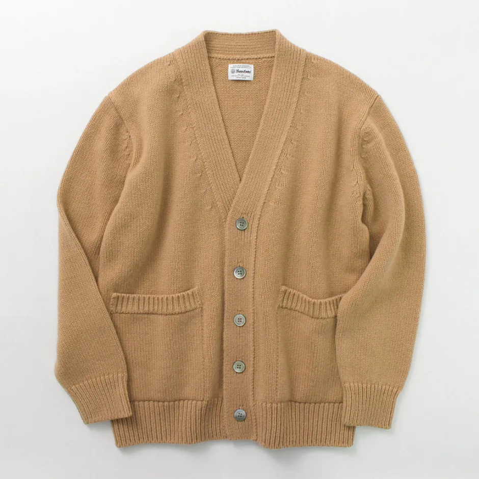 Cardigans^YONETOMI NEW BASIC / Soft lamb wool knit cardigan