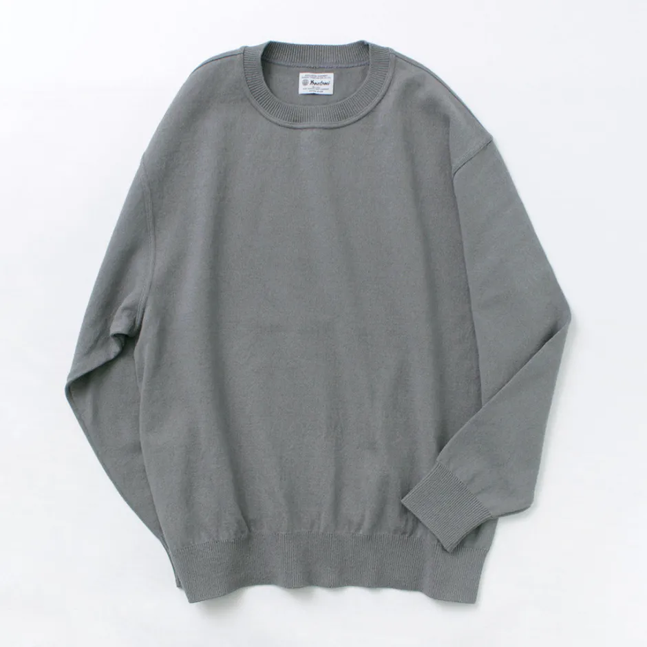 Knits^YONETOMI NEW BASIC / Wave Cotton Knit Pullover